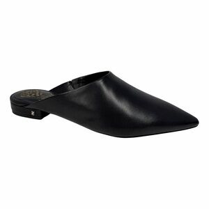 Vince Camuto Women's Arlette Slip-On Mules Black Leather Size 7M